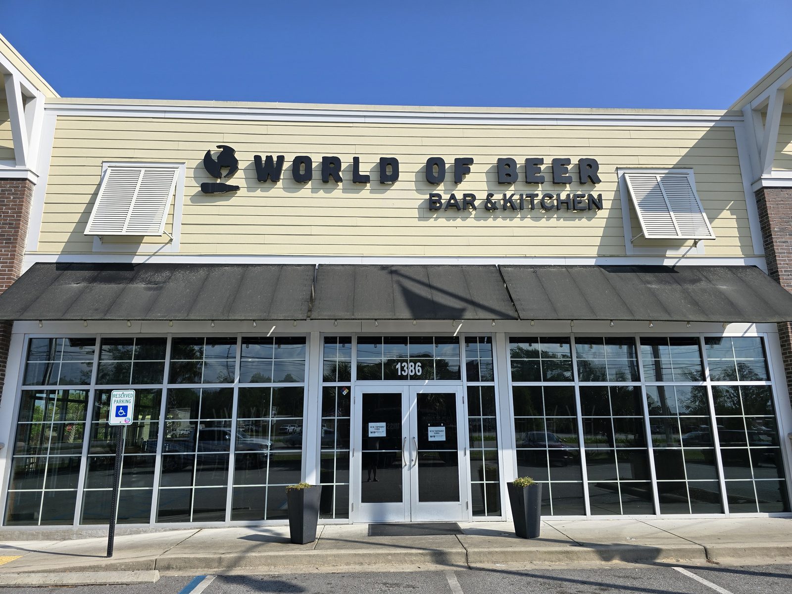 World of Beer storefront channel letters